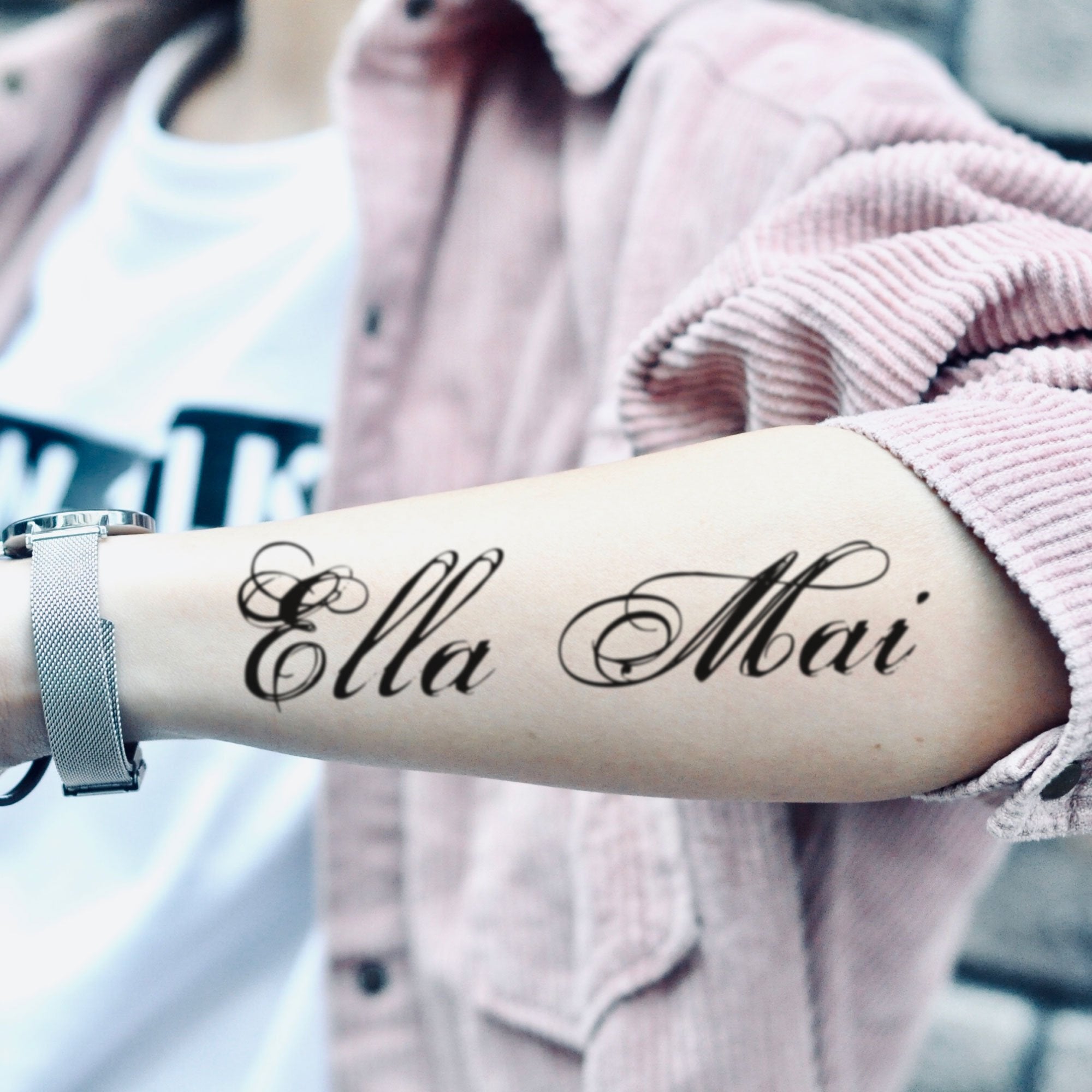 Ella Mai Temporary Tattoo Sticker - OhMyTat