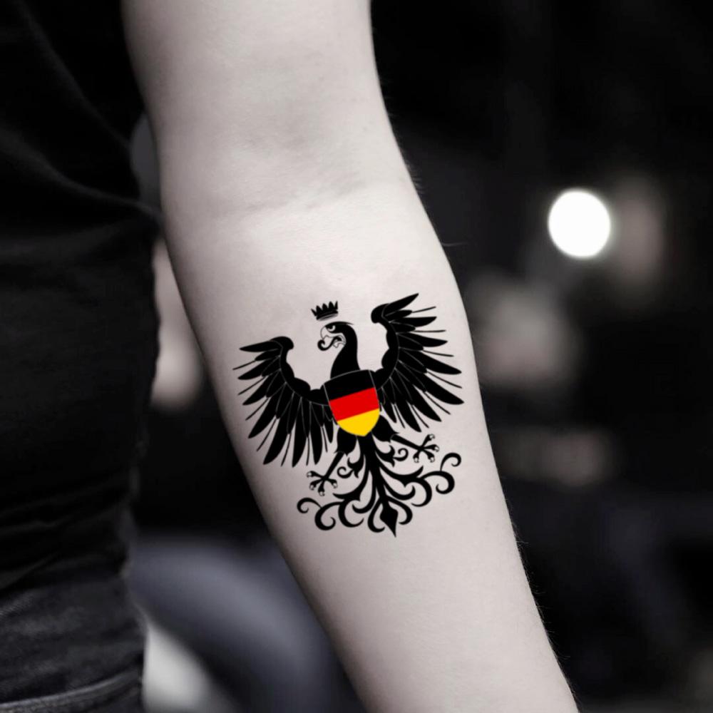 tribal eagle arm tattoos
