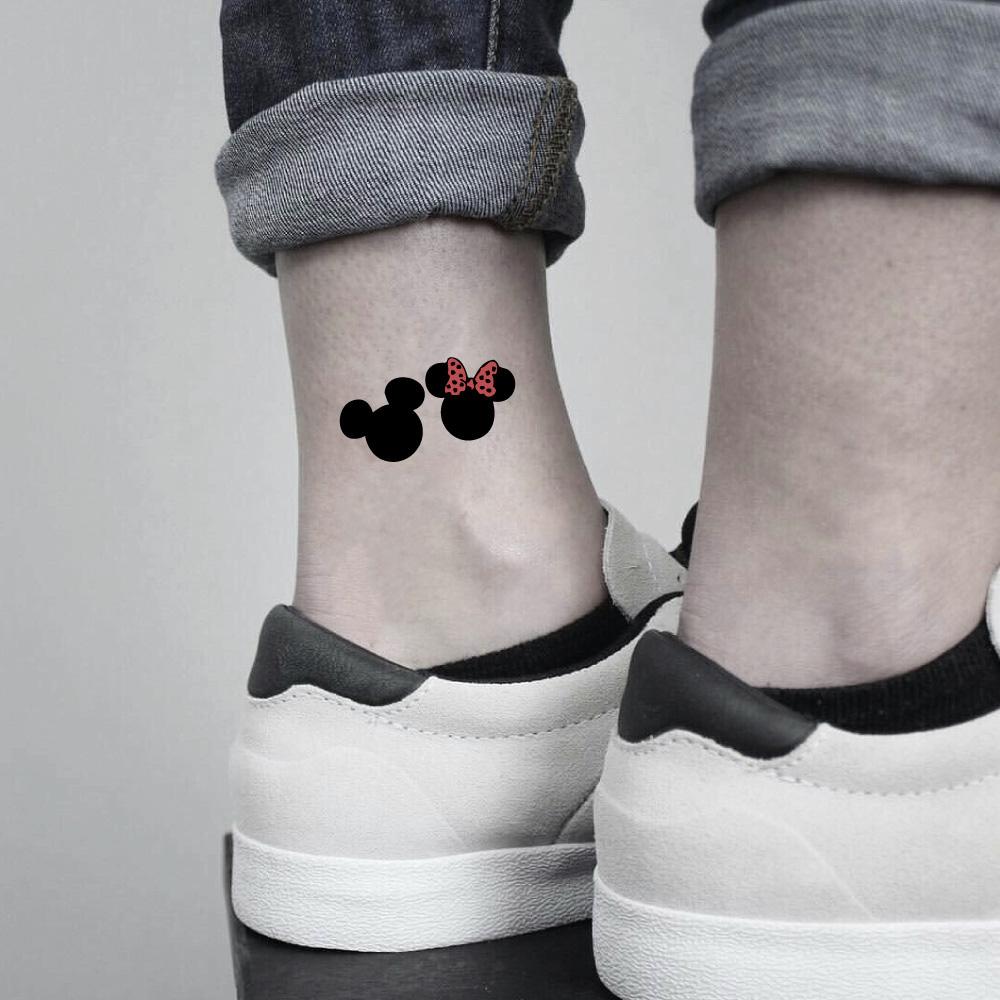 minnie mouse silhouette tattoo
