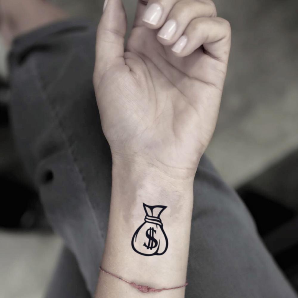 money symbol tattoo