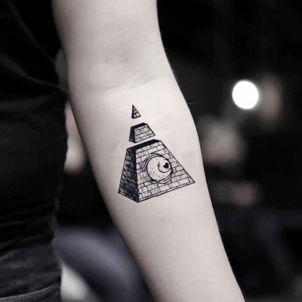 pyramid tattoo drawing