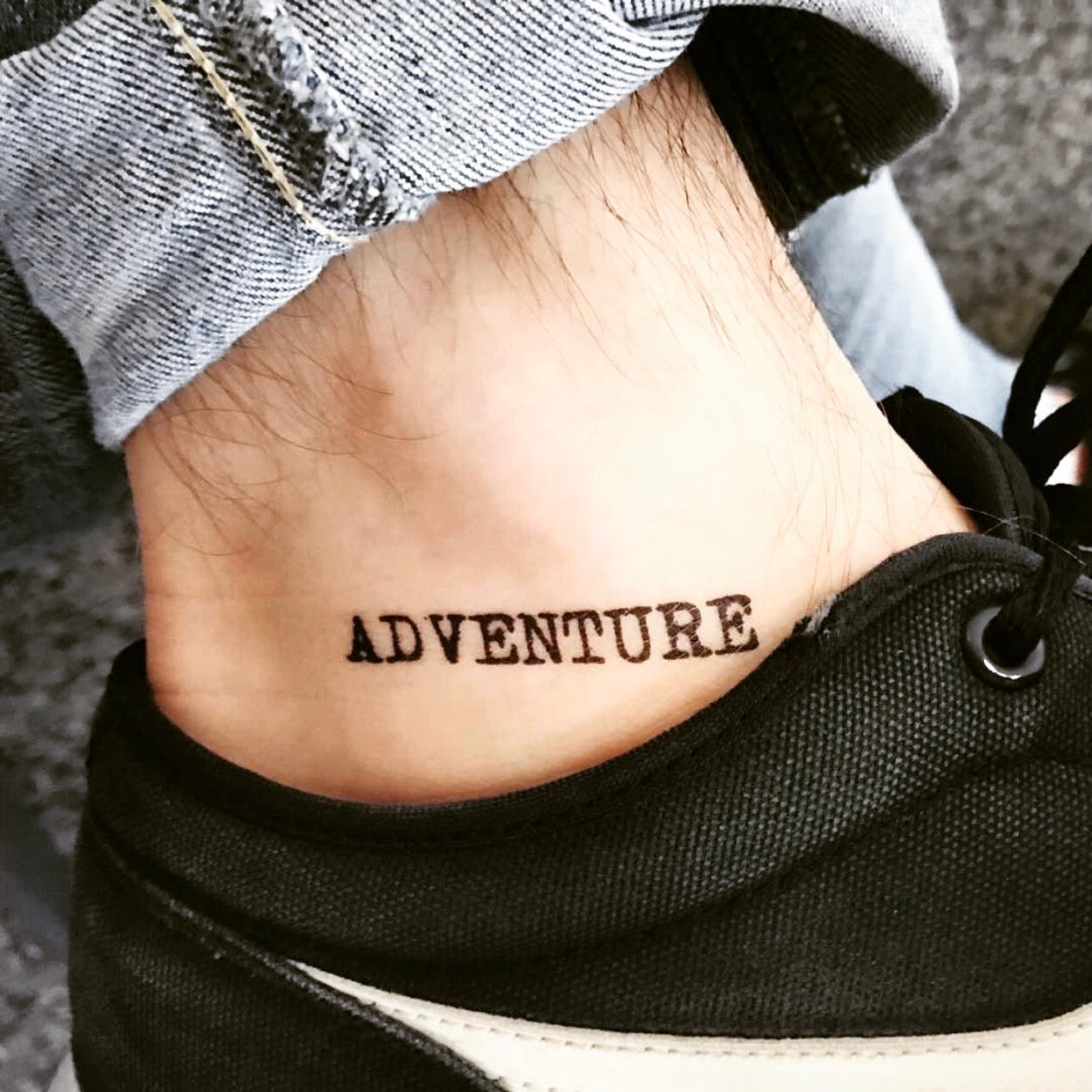 Tattoo tagged with: vasquez, feminist, small, line art, languages, tiny,  ankle, ifttt, little, english, minimalist, english word, word, other, fine  line, fearless | inked-app.com