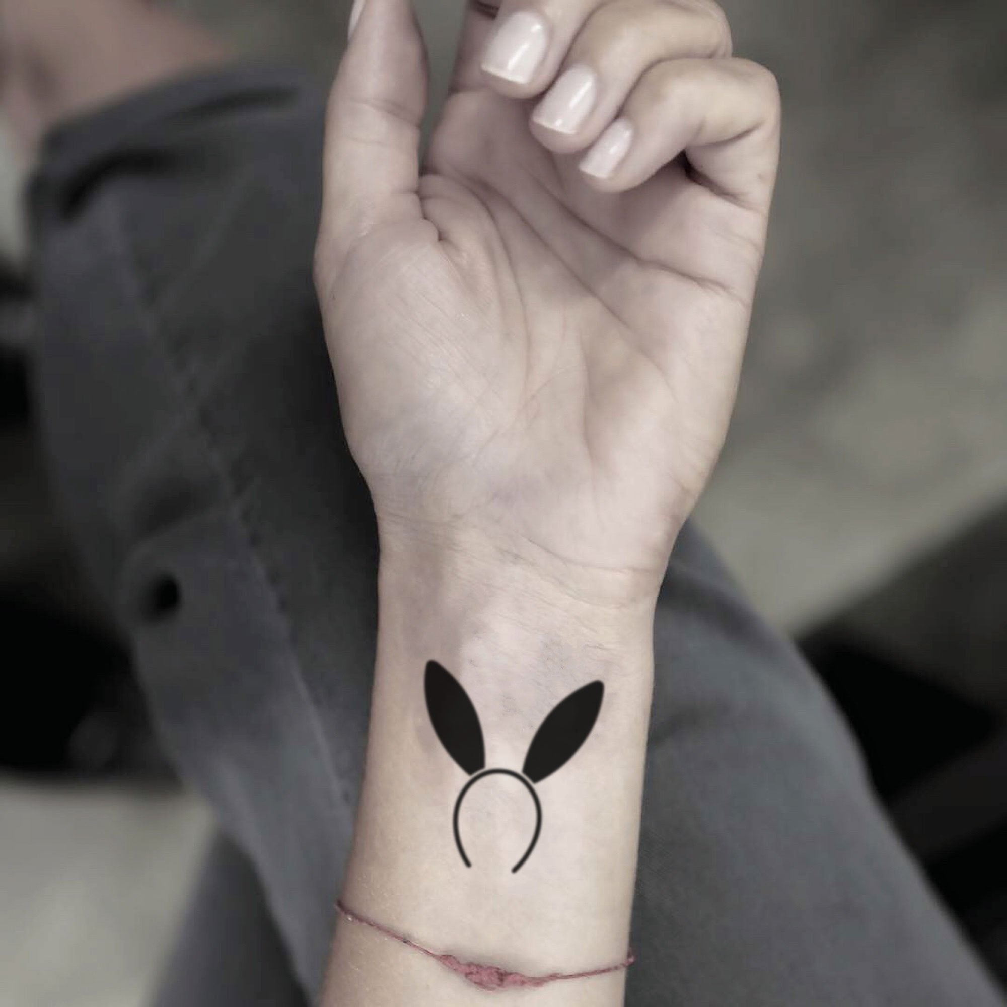 Bunny Rabbit Tattoo by Kelsey Oseid fo Tattly Tempory Tattoos – Tattly  Temporary Tattoos & Stickers