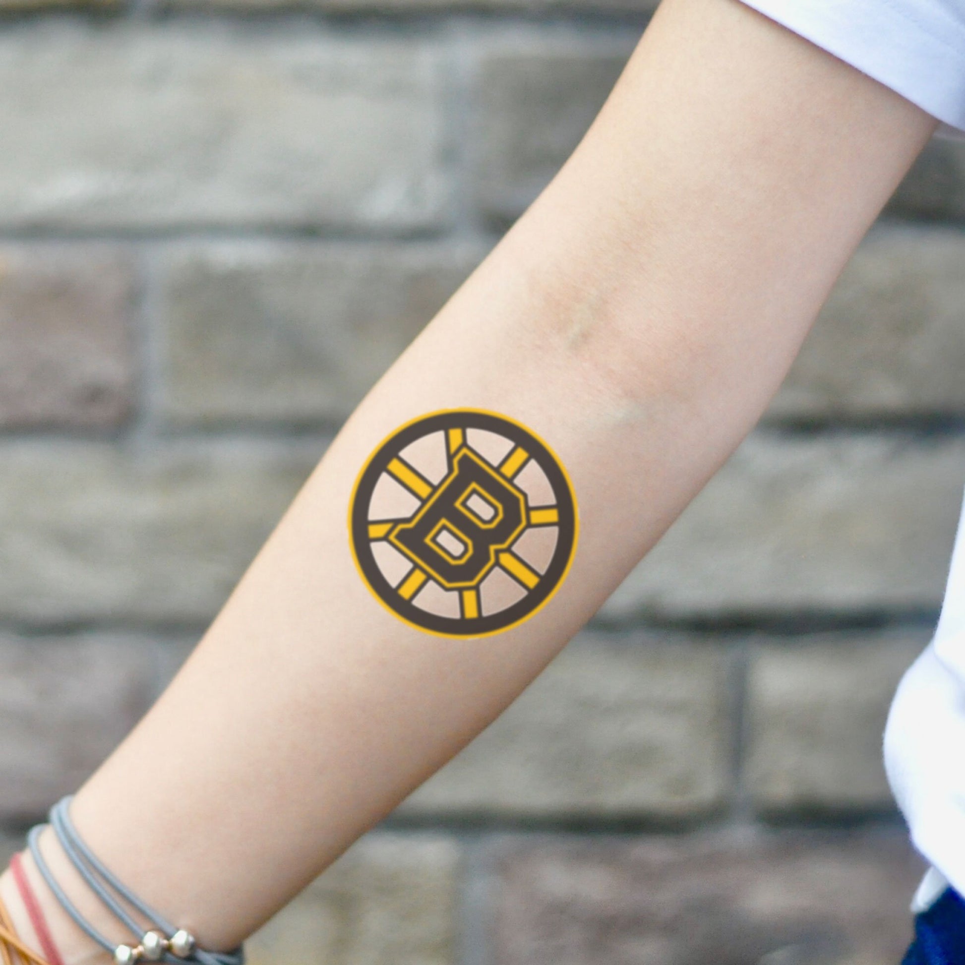Boston Bruins Temporary Tattoo Sticker - OhMyTat