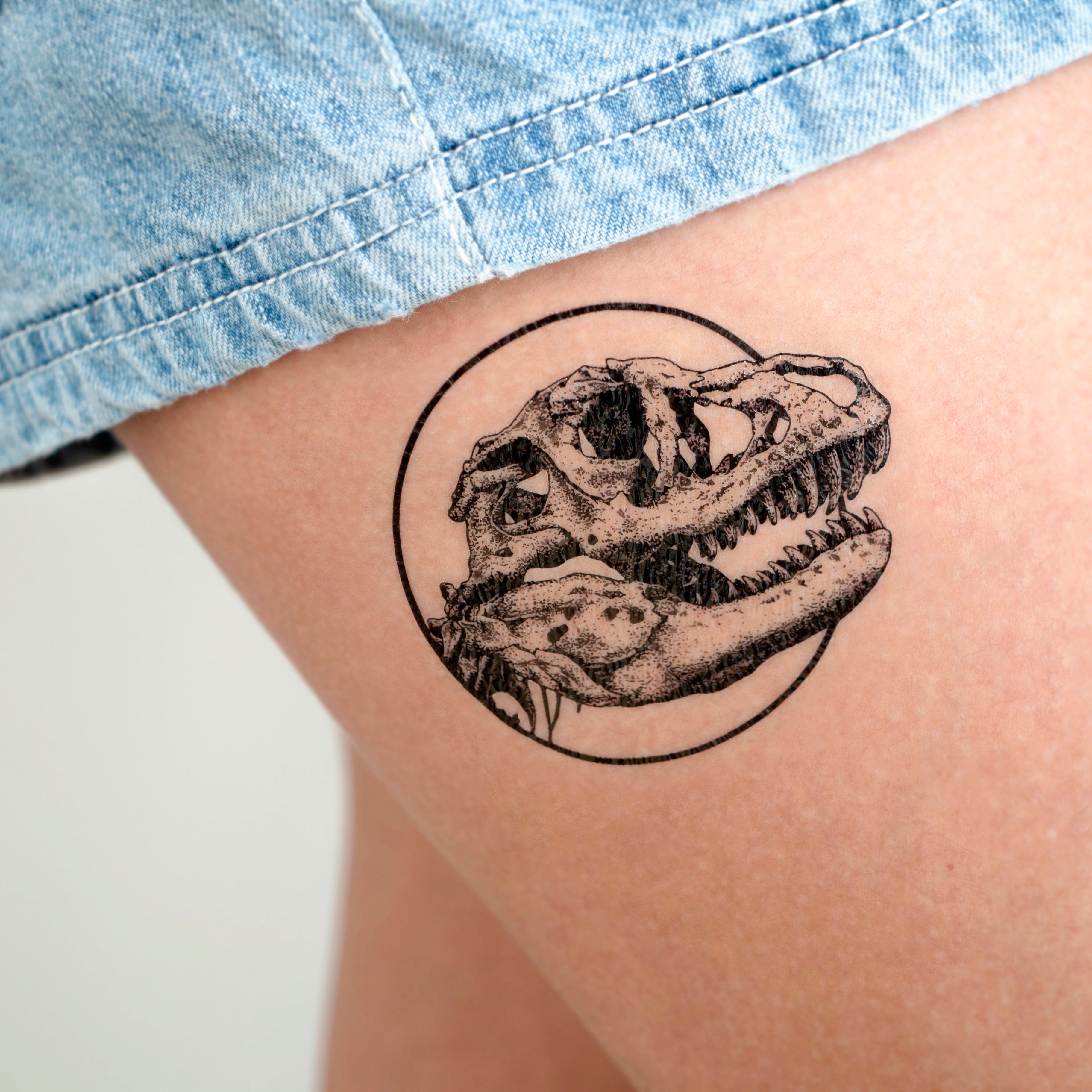 TRex Skull Tattoo by Hosang Lee TattooNOW