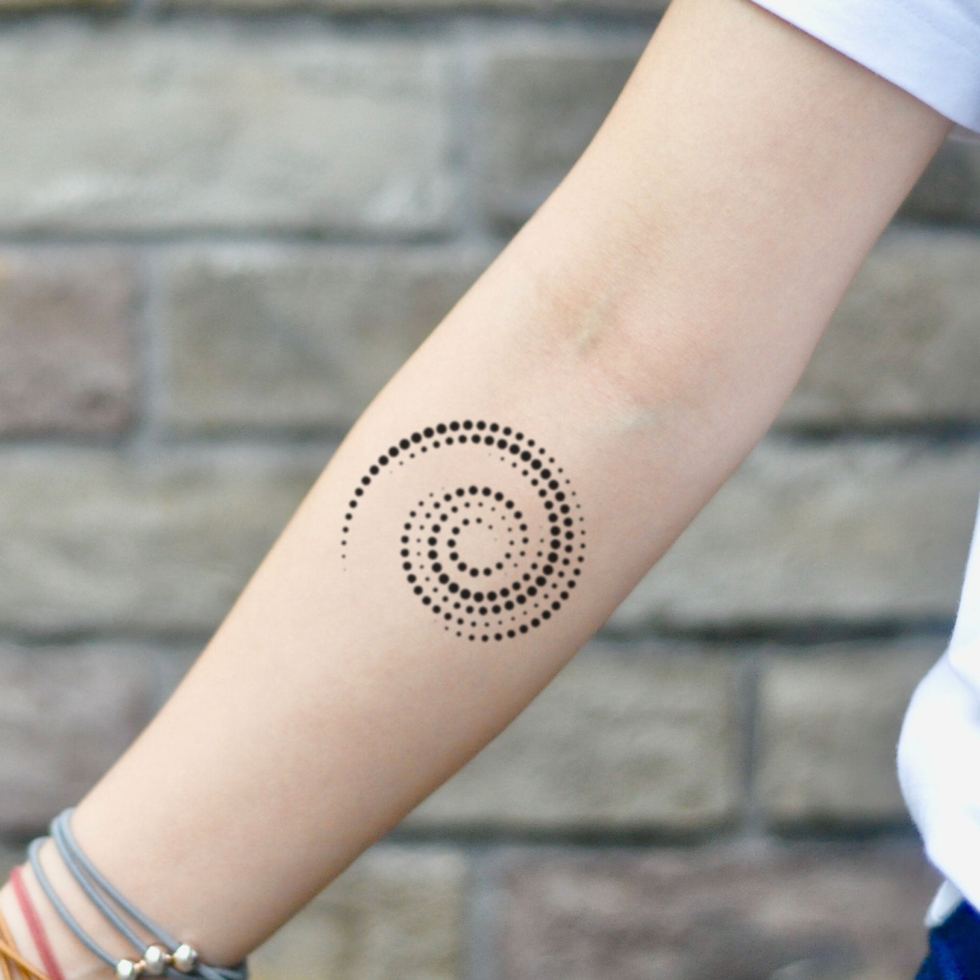Minimalist Vortex Spiral Tattoo Design – Tattoos Wizard Designs
