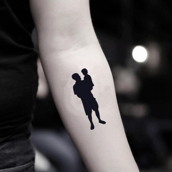 Small Father Son Minimalist Temporary Tattoo Design Idea Inner Arm ?v=1567150031&width=600
