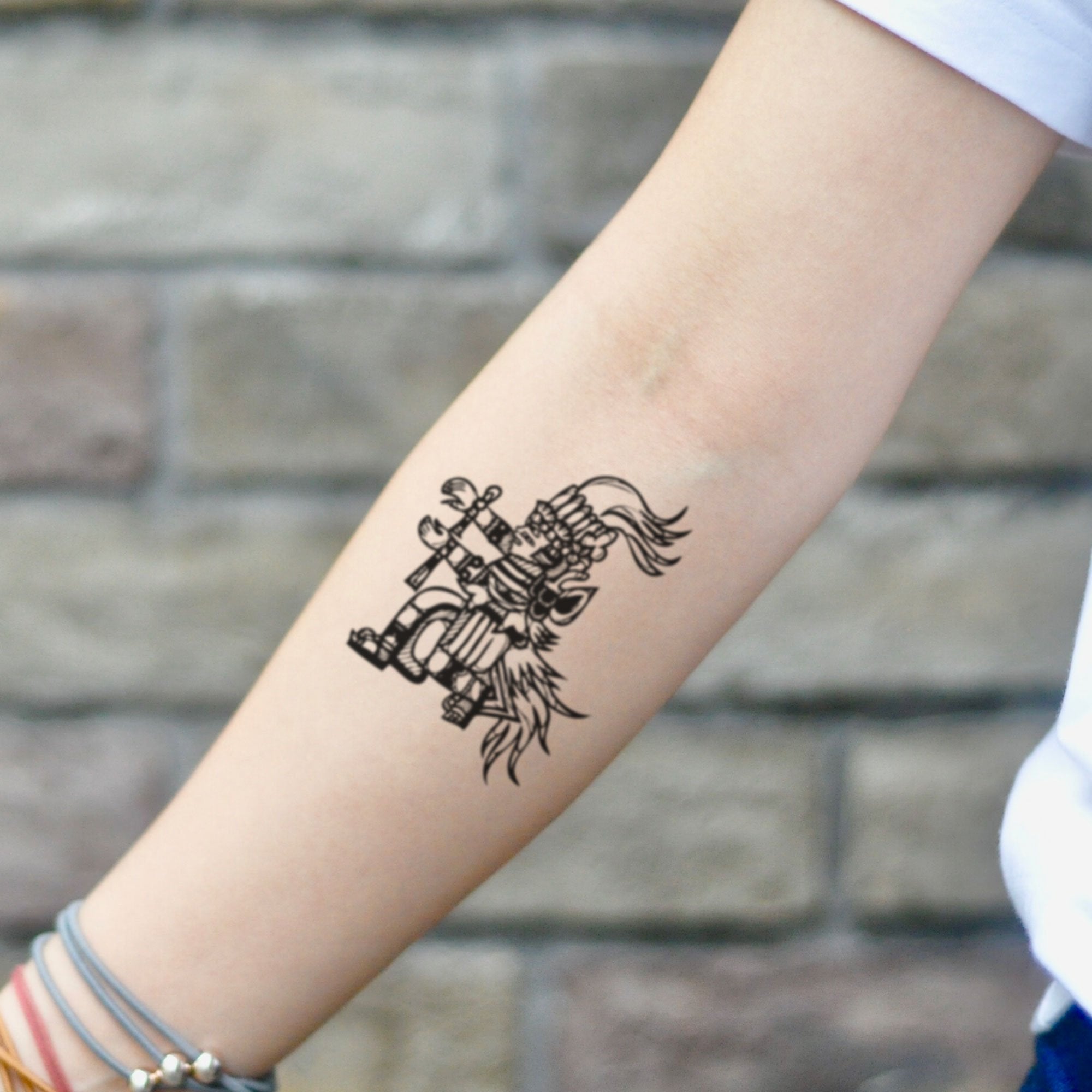 Minimalist Greek God Head Tattoo Design – Tattoos Wizard Designs