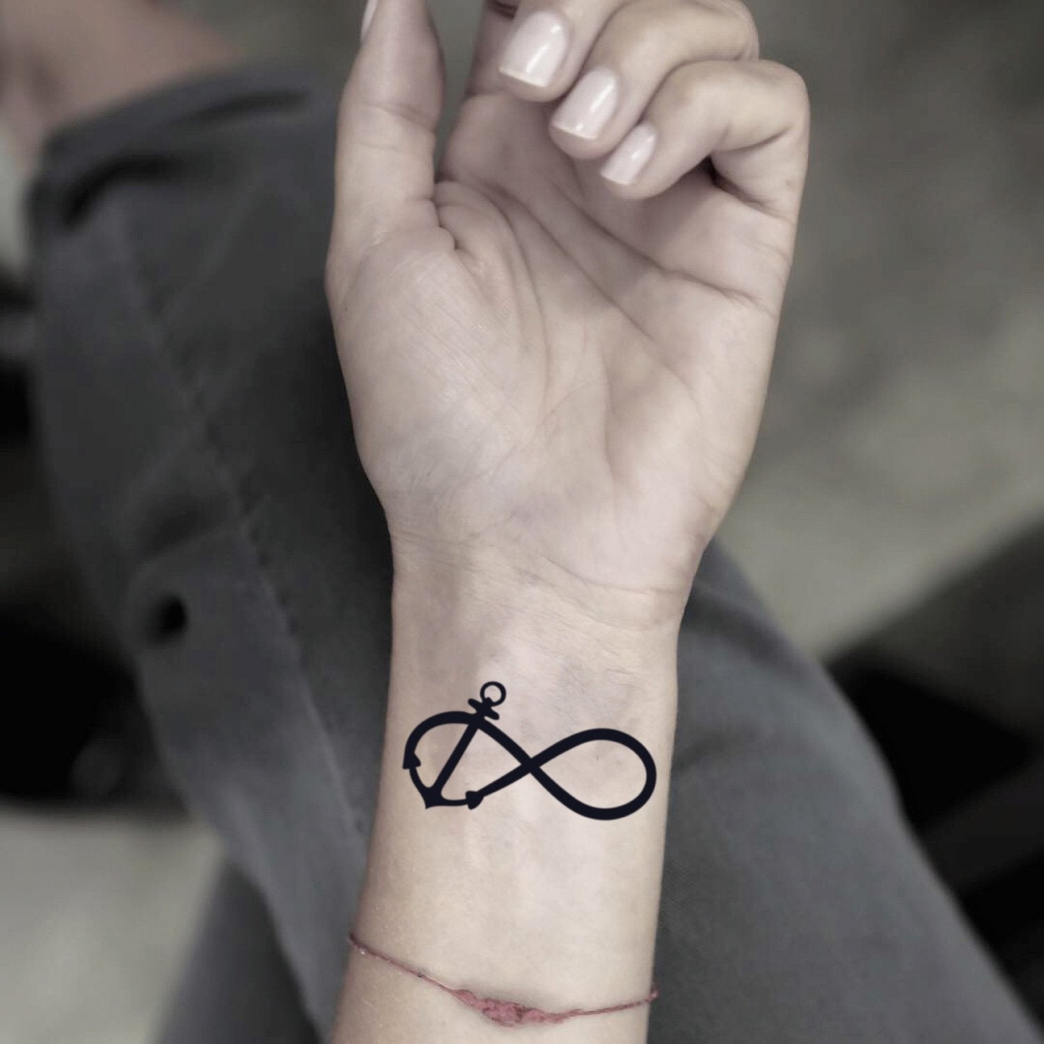 infinity sign with anchor tattoo idea on wrist | Infinity ta… | Flickr