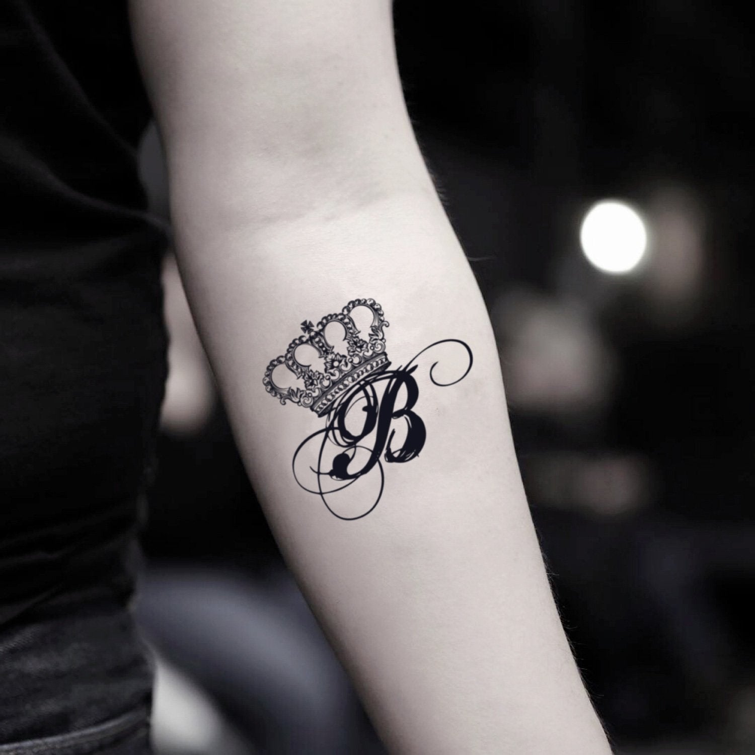 B Letter Tattoo | Tattoo lettering, Cool wrist tattoos, Tattoos